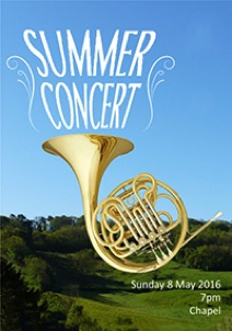 Summer concert poster